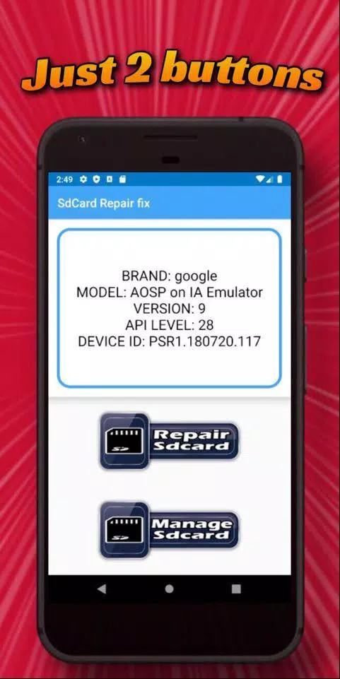 Sd Card Repair (Fix Sdcard) Ekran Görüntüsü 1