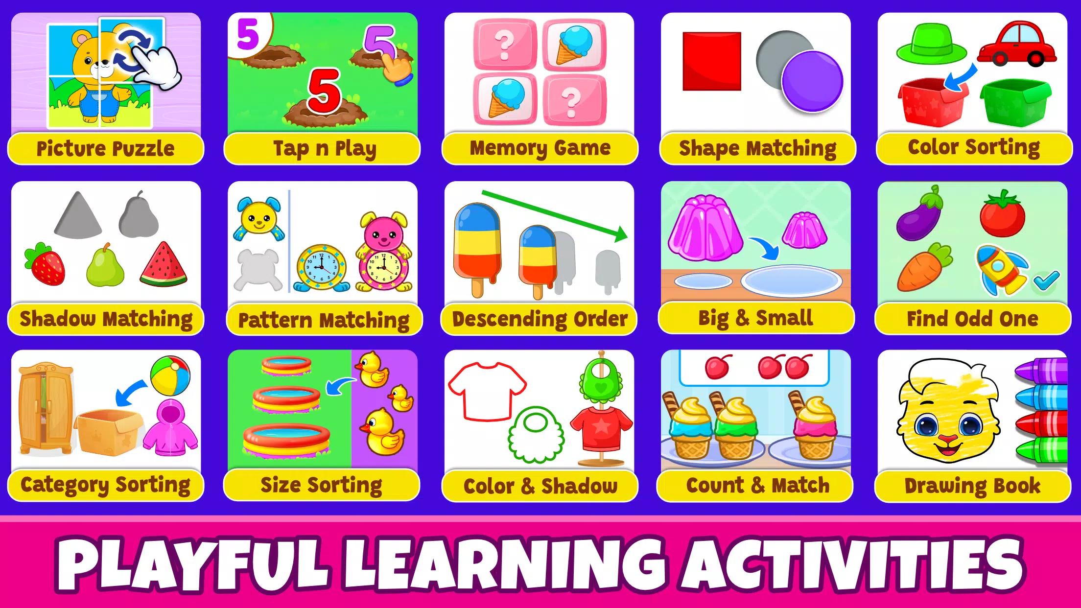 Kids Toddler & Preschool Games Capture d'écran 1