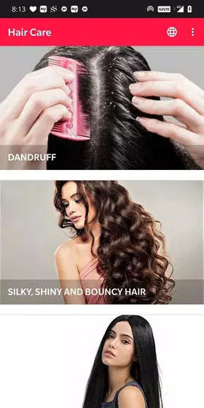 Hair Care - Dandruff, Hair Fal Ekran Görüntüsü 0