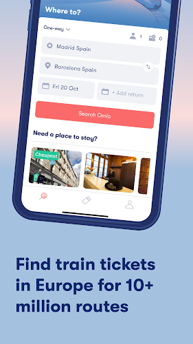 Omio: Train and bus travel app Zrzut ekranu 3