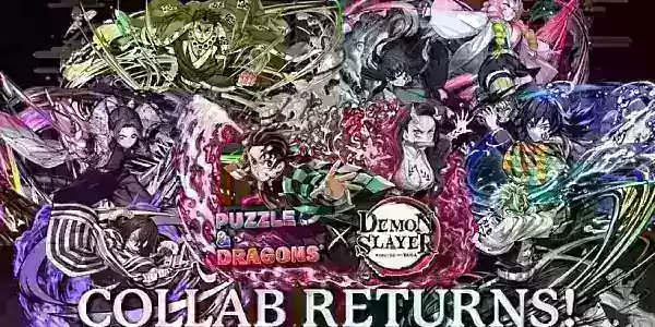 Demon Slayer вновь возвращается в коллаборации с Puzzle & Dragons