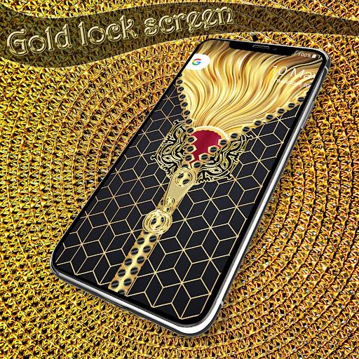 Gold lock screen 스크린샷 2