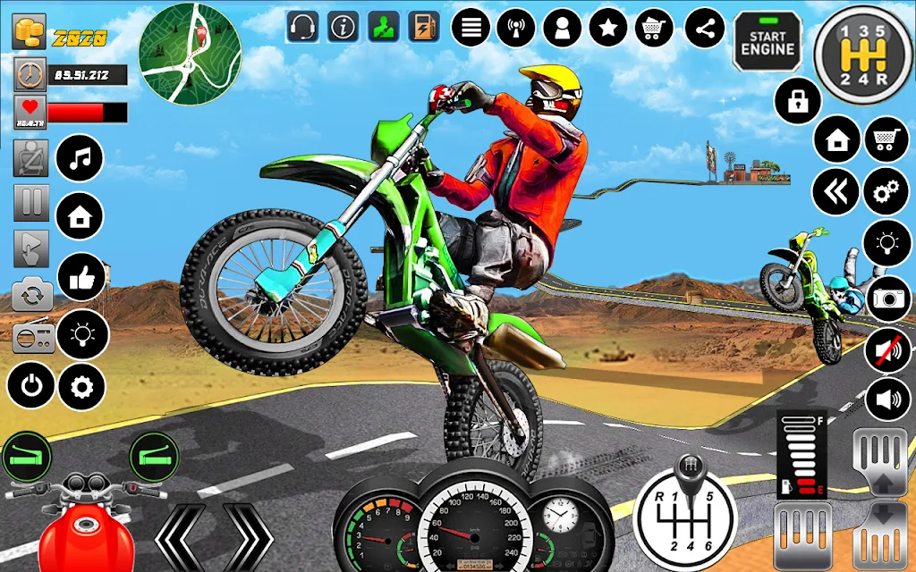 Bike Stunt Dirt Bike Games Schermafbeelding 3