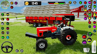 Farm Tractor Driving Game 2023 Captura de pantalla 0