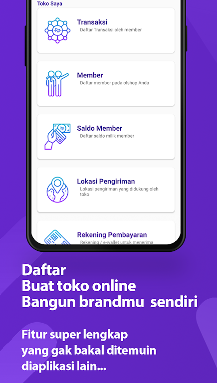 bukaOlshop - Buat App Toko Zrzut ekranu 3