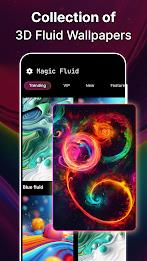 Magic Fluid: Live Wallpaper 3D ဖန်သားပြင်ဓာတ်ပုံ 2