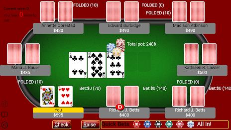 Schermata Texas Holdem Poker - Offline C 3