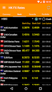 Hong Kong FX Rates Zrzut ekranu 1