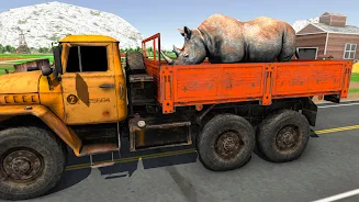 Animal Transport Truck Game Tangkapan skrin 0