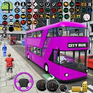 US Bus Simulator Bus Games 3D Ekran Görüntüsü 2