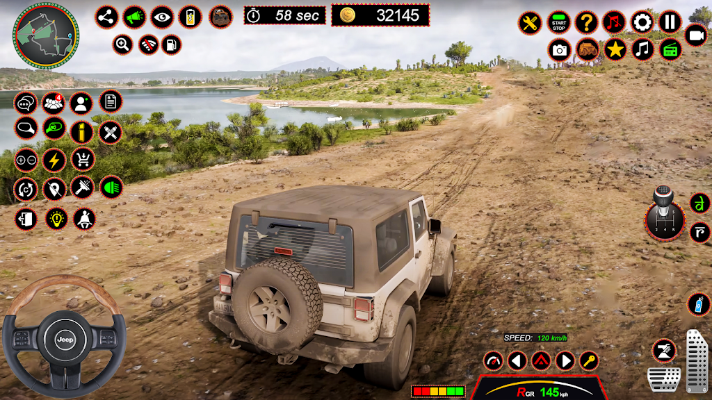 4x4 Jeep Driving Offroad Games ဖန်သားပြင်ဓာတ်ပုံ 2