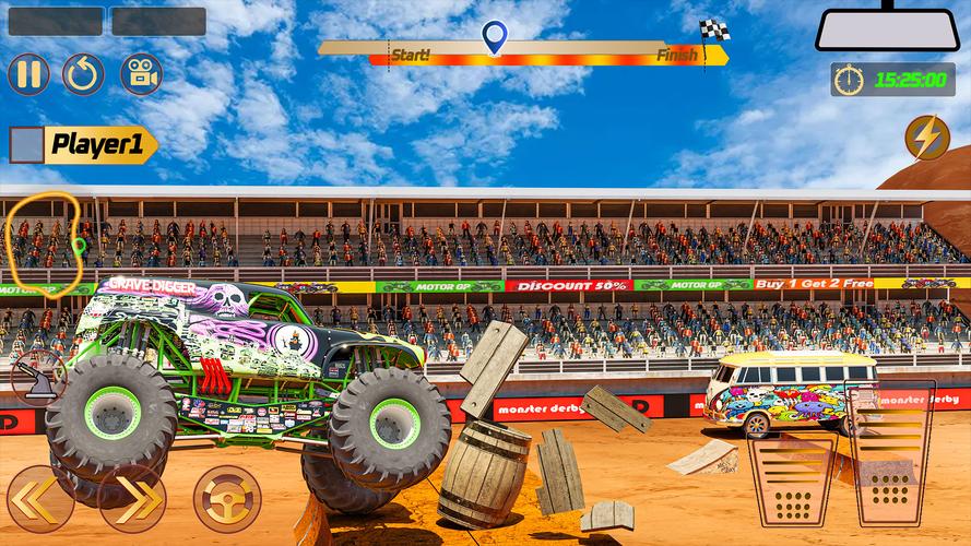 Monster Truck: Derby Games Zrzut ekranu 2