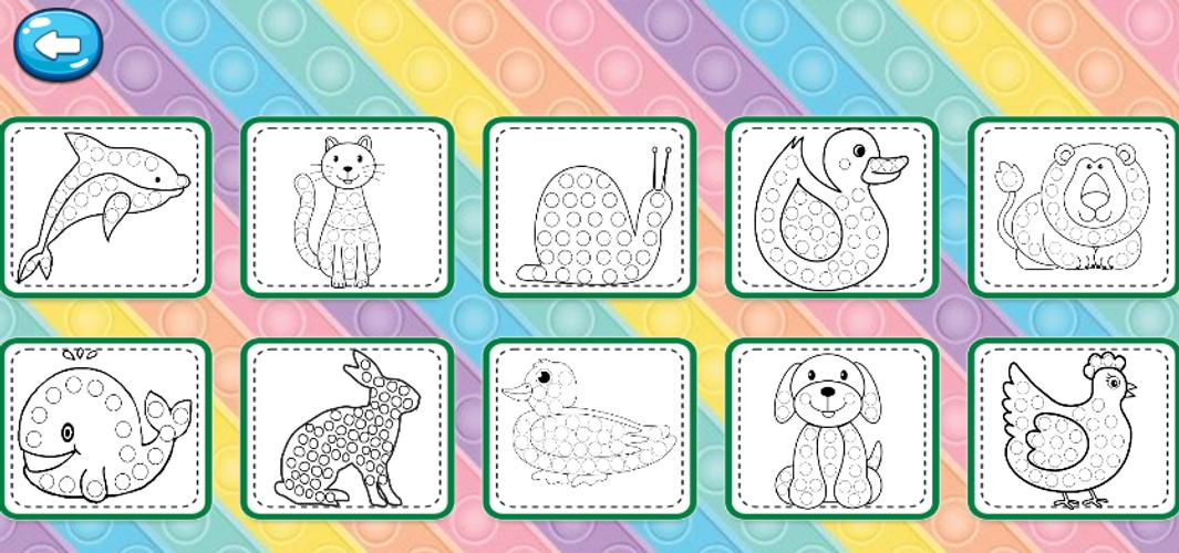 Pop It Fun Coloring Game 螢幕截圖 1