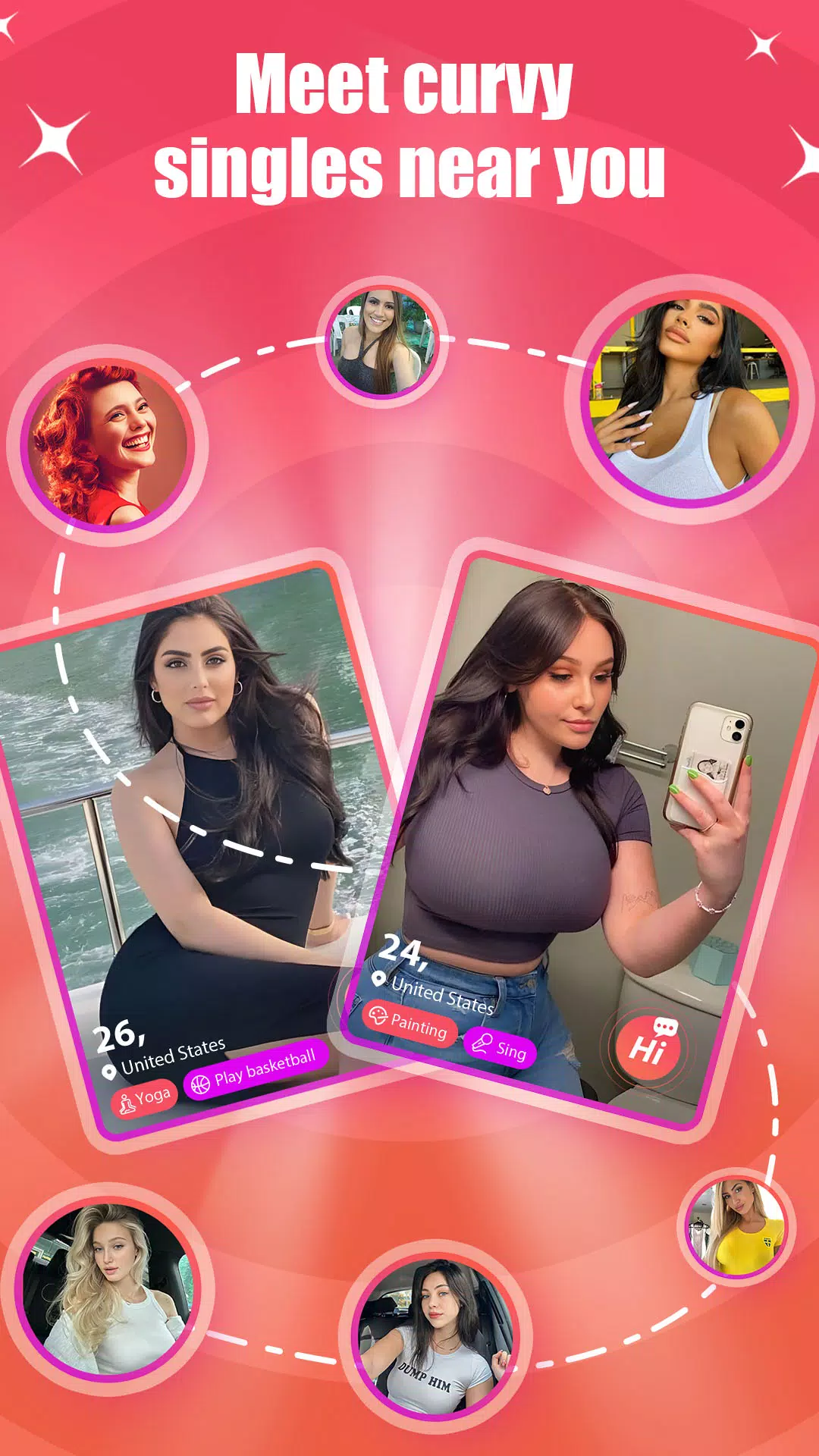 Schermata HELO: MAKE FRIENDS NEARBY 0