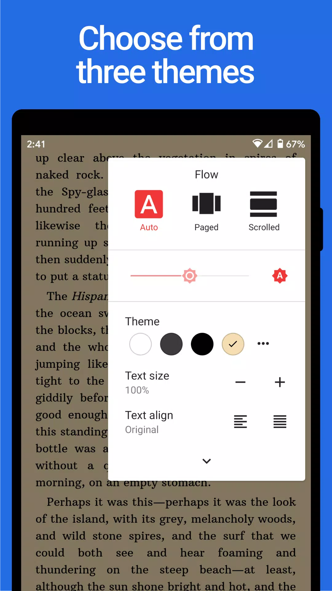Lithium: EPUB Reader स्क्रीनशॉट 2