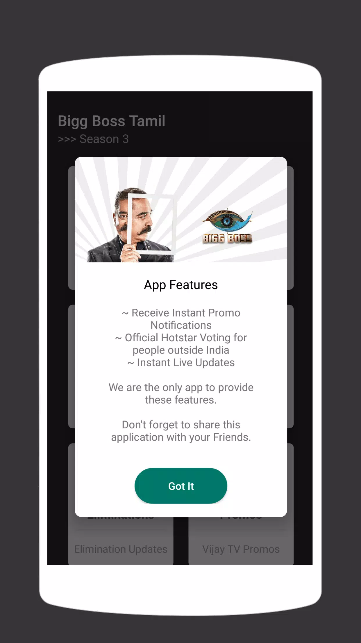 Bigg Boss Tamil - Season 3 螢幕截圖 2