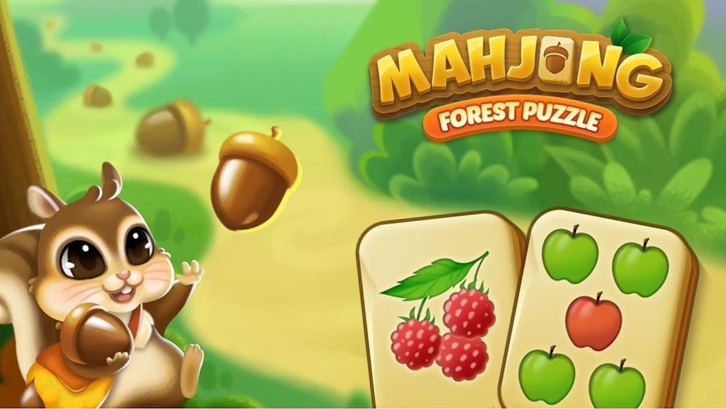 Mahjong Forest Puzzle Mod 螢幕截圖 0