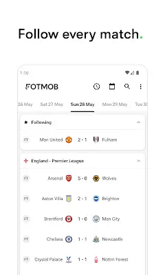 FotMob - Soccer Live Scores Ảnh chụp màn hình 0