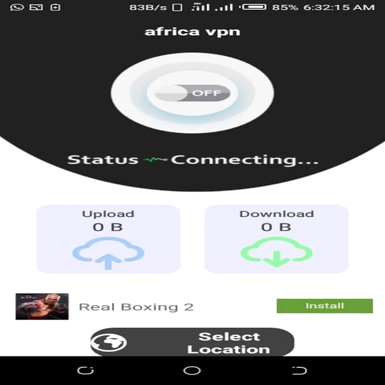 AFRICA VPN Capture d'écran 0