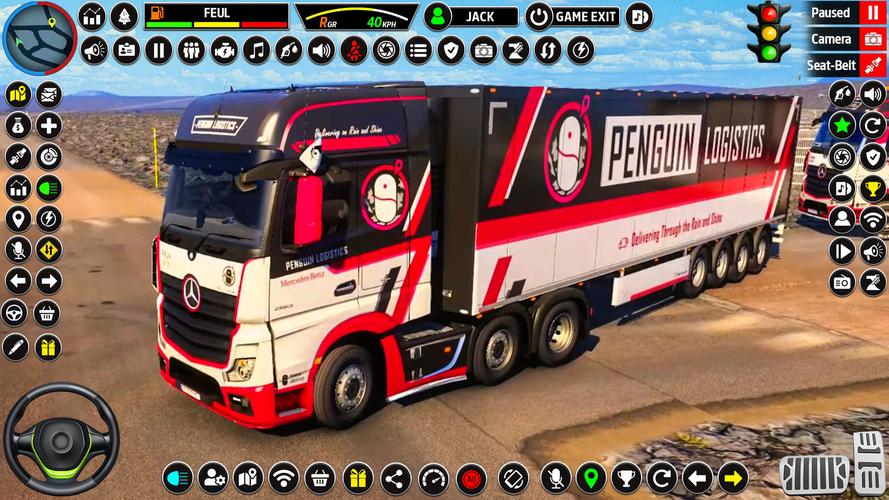 US Truck Driving 3D Truck Game Tangkapan skrin 1