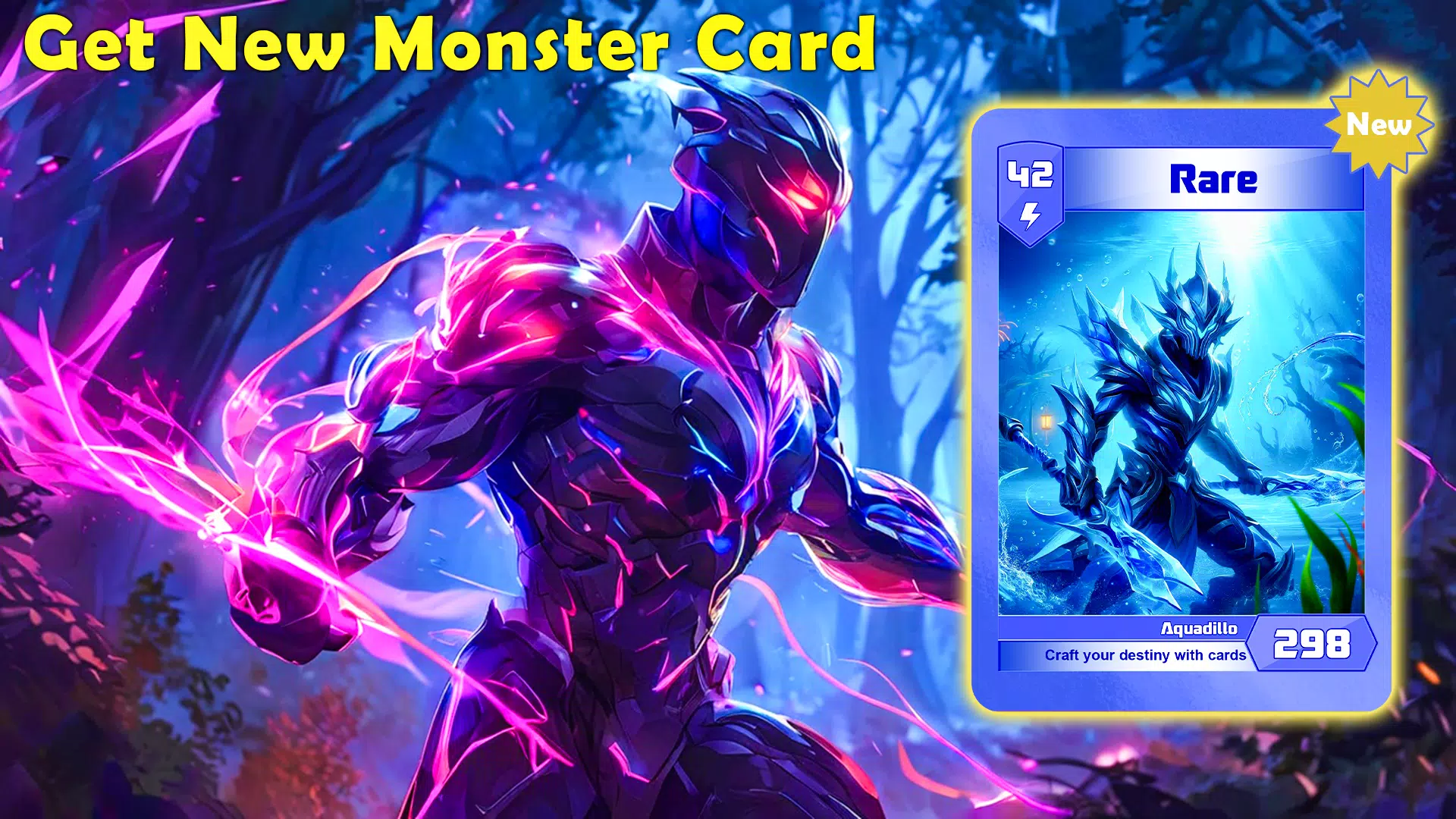 Monsters Card Collector Game Ekran Görüntüsü 0