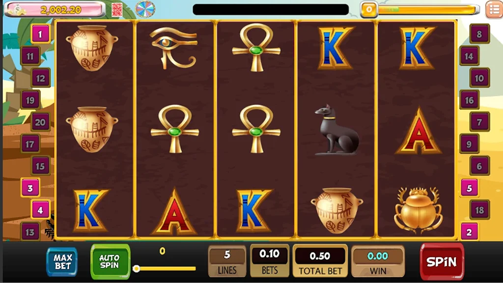 Egyptian Classic Slot Machine 스크린샷 0