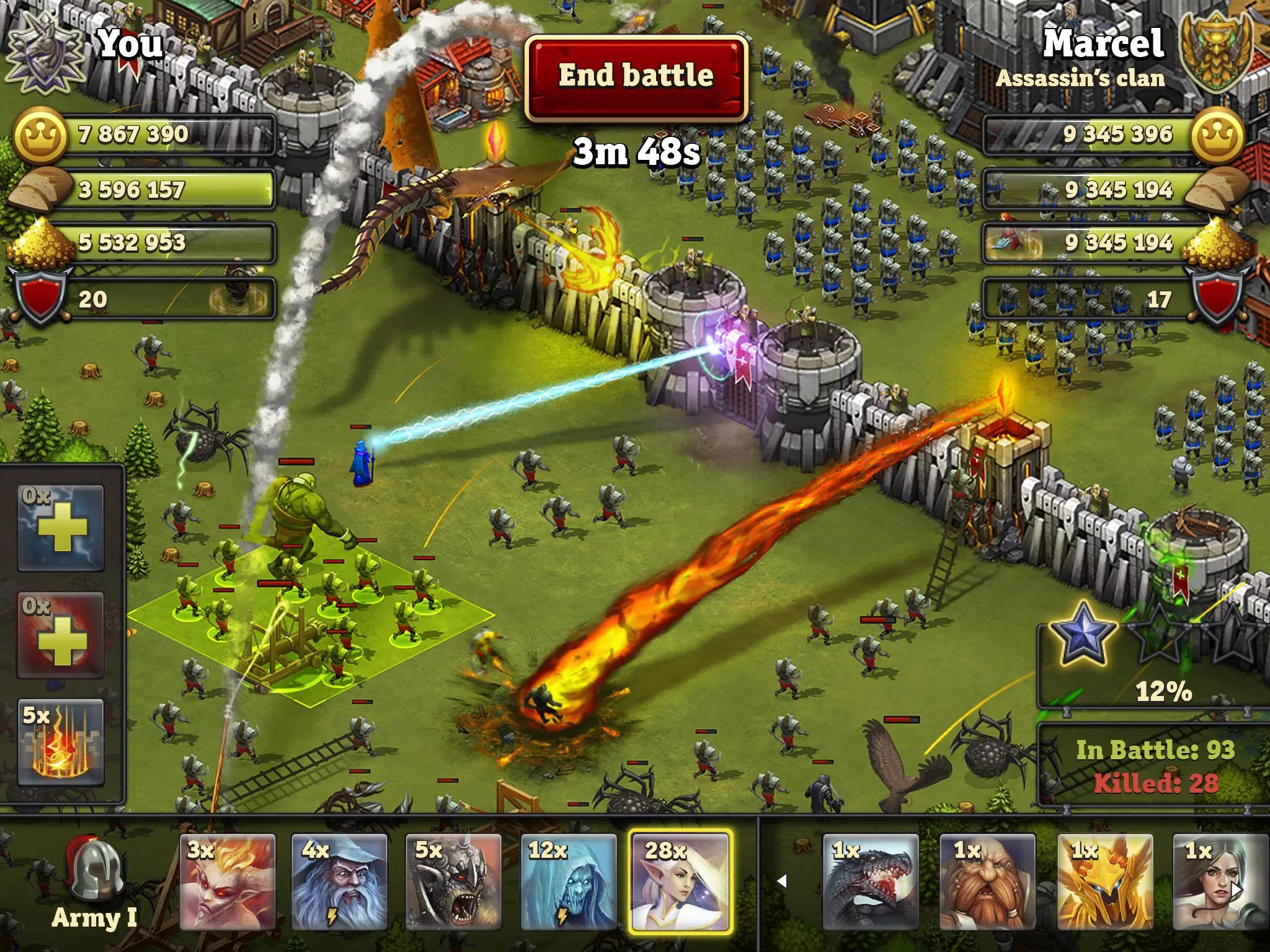 Throne Rush Capture d'écran 0