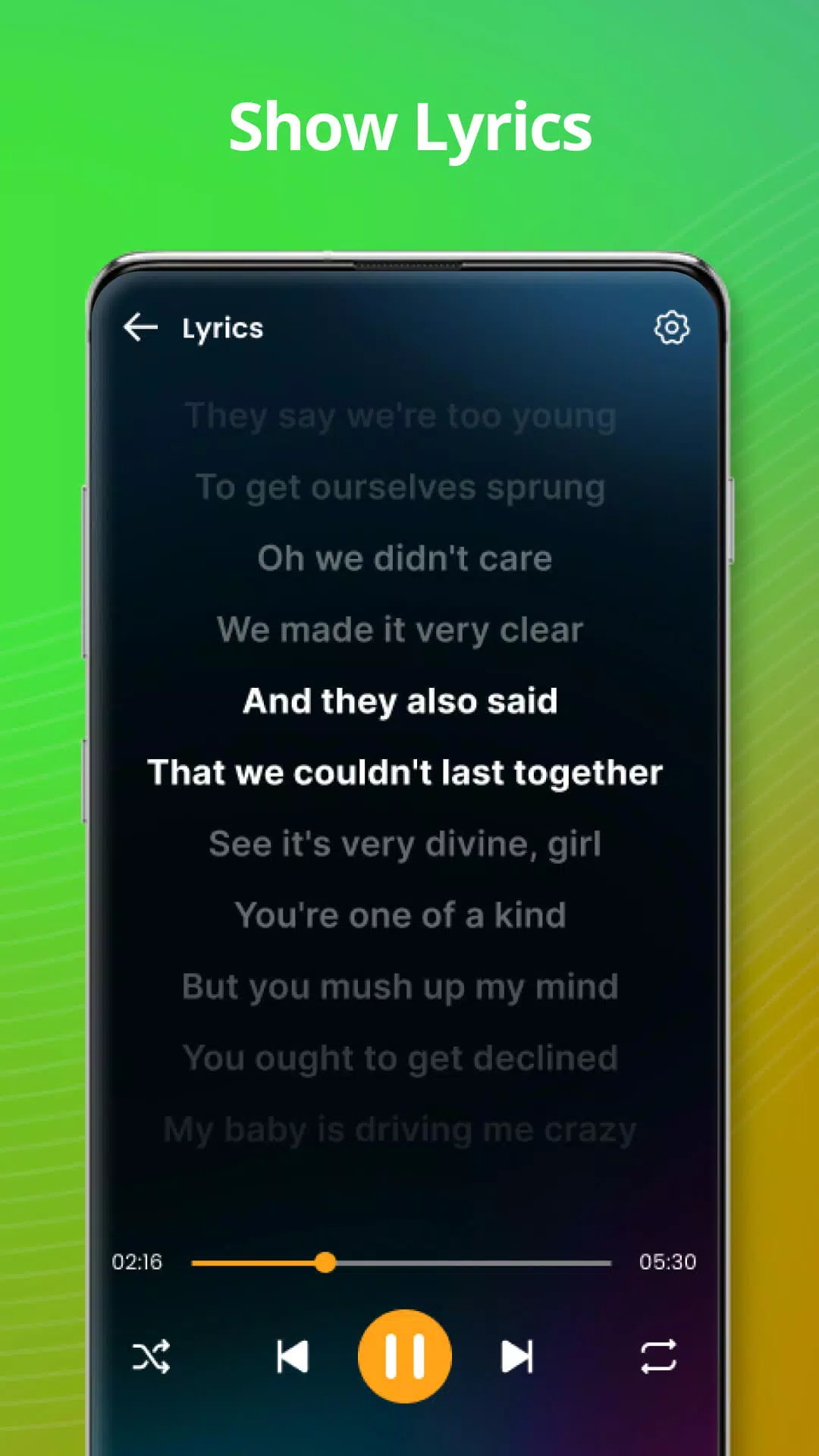 Music player Schermafbeelding 3