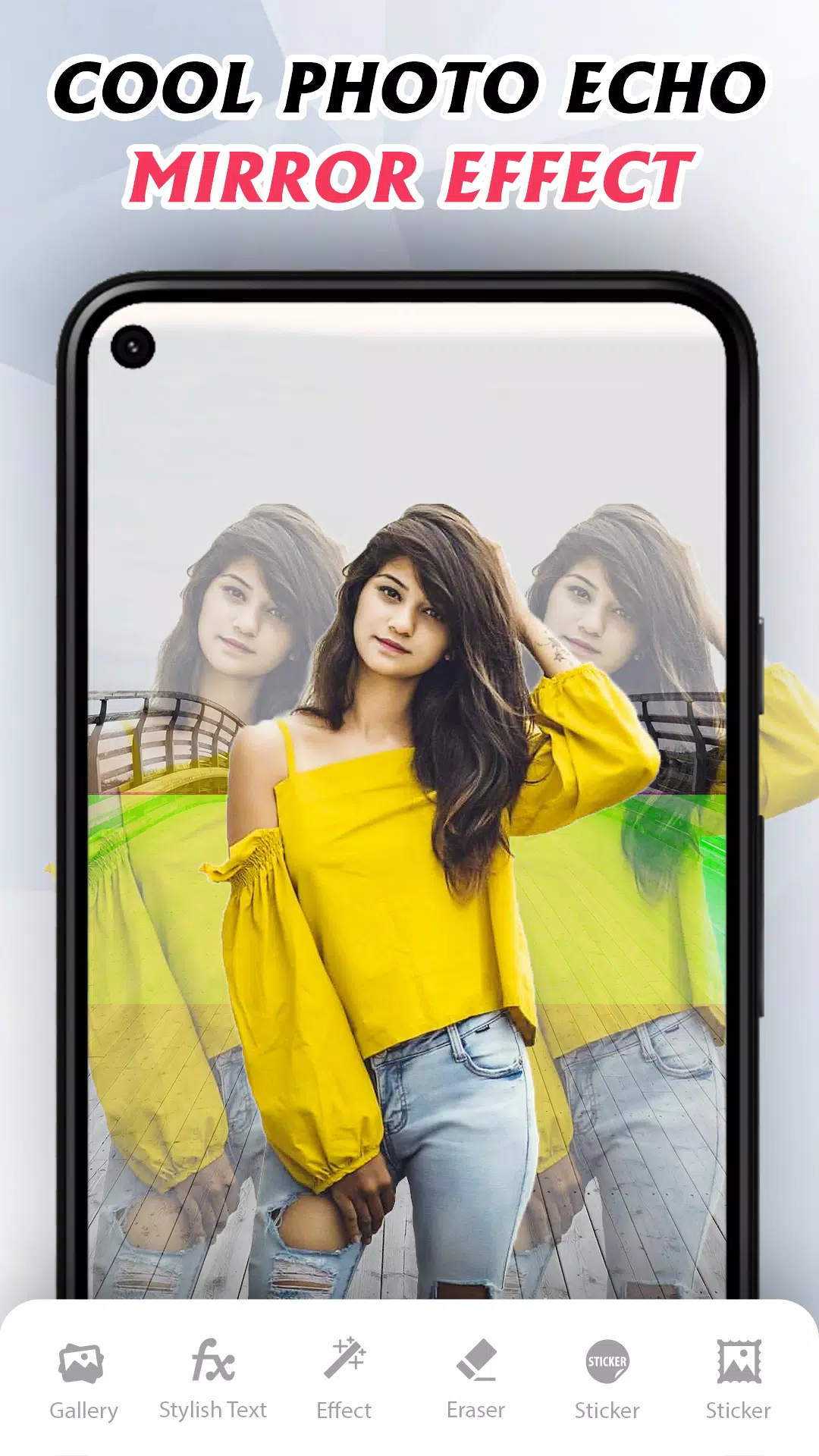 Echo Mirror Magic Effect Photo स्क्रीनशॉट 0