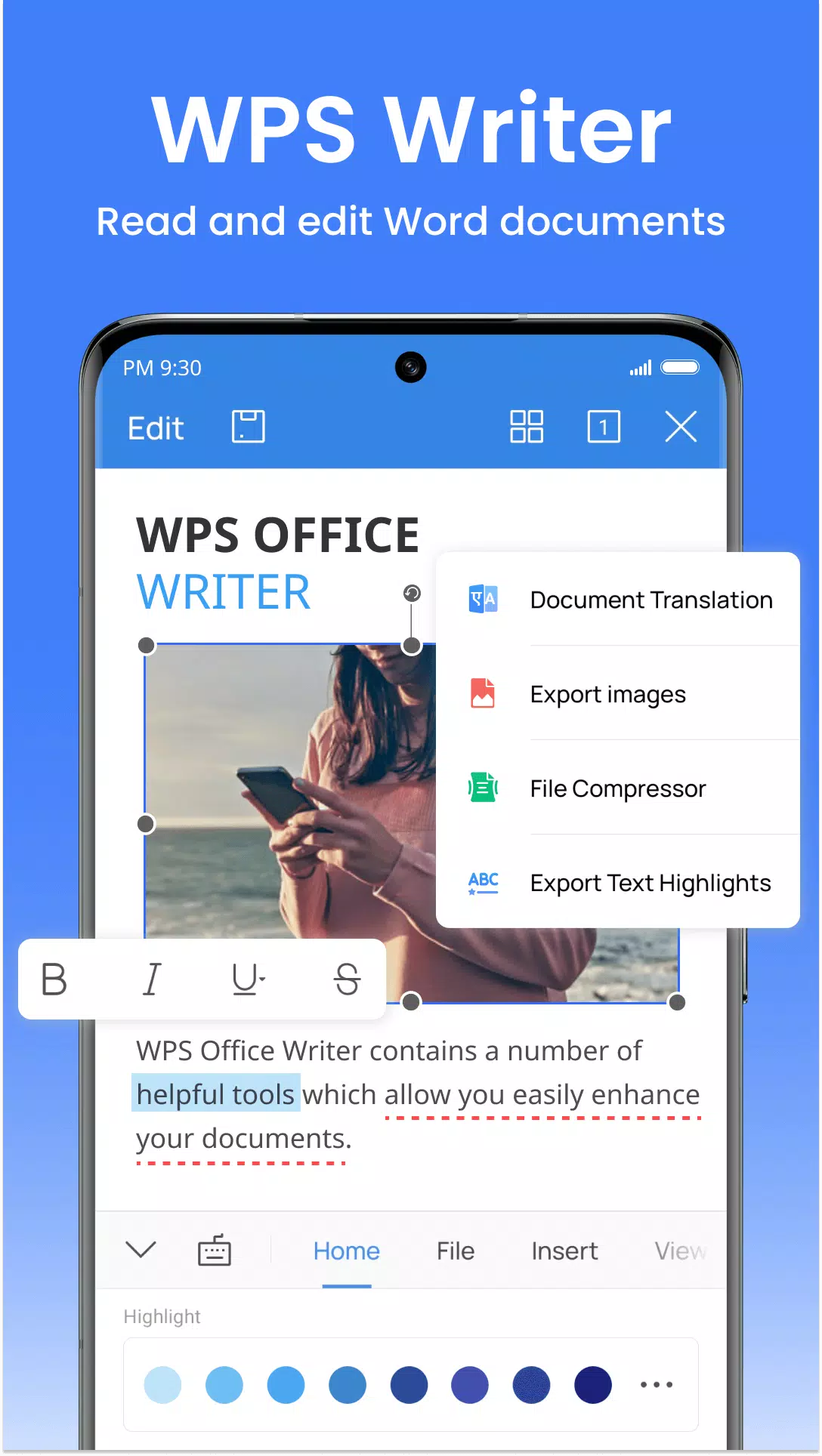 WPS Office Lite ဖန်သားပြင်ဓာတ်ပုံ 1