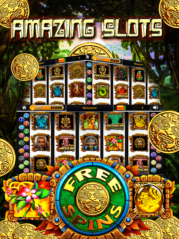 Inca Treasure Slots – Free 스크린샷 1