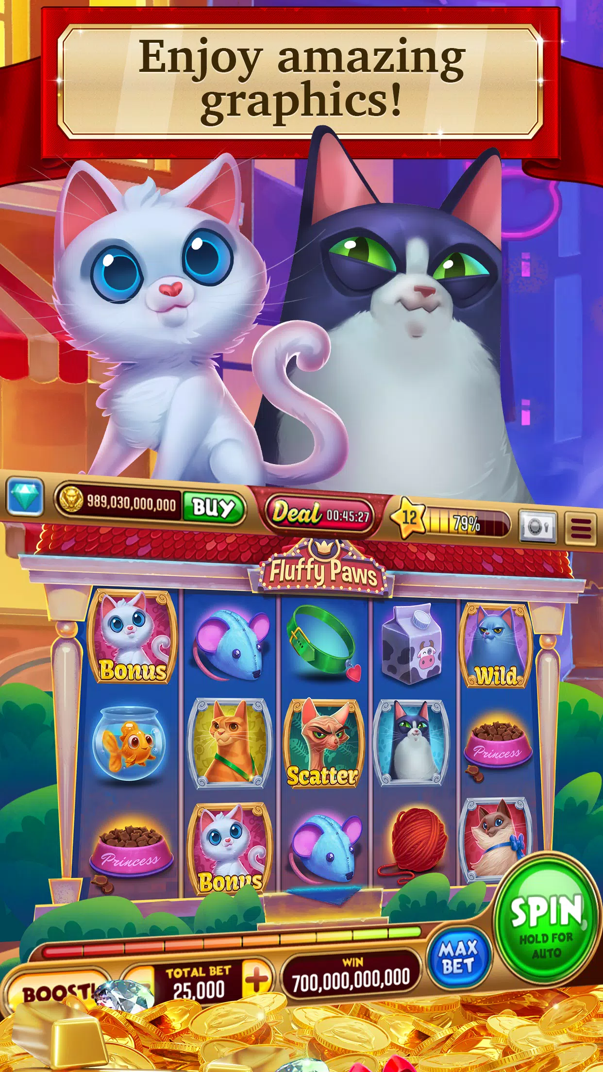 Slots Panther Vegas: Casino Ekran Görüntüsü 1