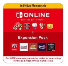 Nintendo Switch在線12個月個人會員資格 +擴展包Egift卡