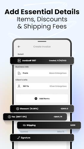 Invoice Maker and Generator Zrzut ekranu 0