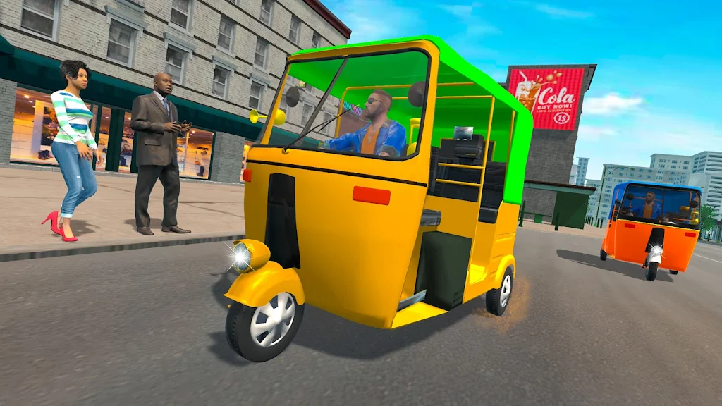 Grand Tuk Tuk Rickshaw Game 螢幕截圖 3