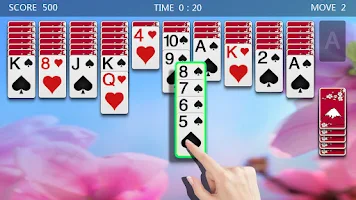 Spider Solitaire-card game Capture d'écran 3