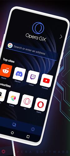 Opera GX: Gaming Browser Schermafbeelding 1