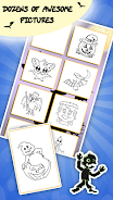 Kids coloring book halloween ภาพหน้าจอ 1