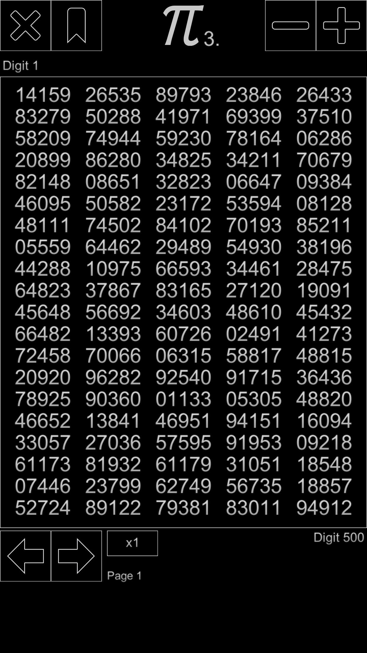 Memorize Pi Digits - 3.14π स्क्रीनशॉट 1