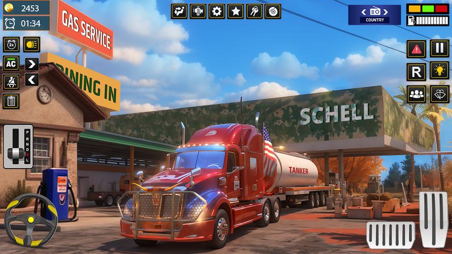 Euro Transporter Truck Games Captura de tela 0