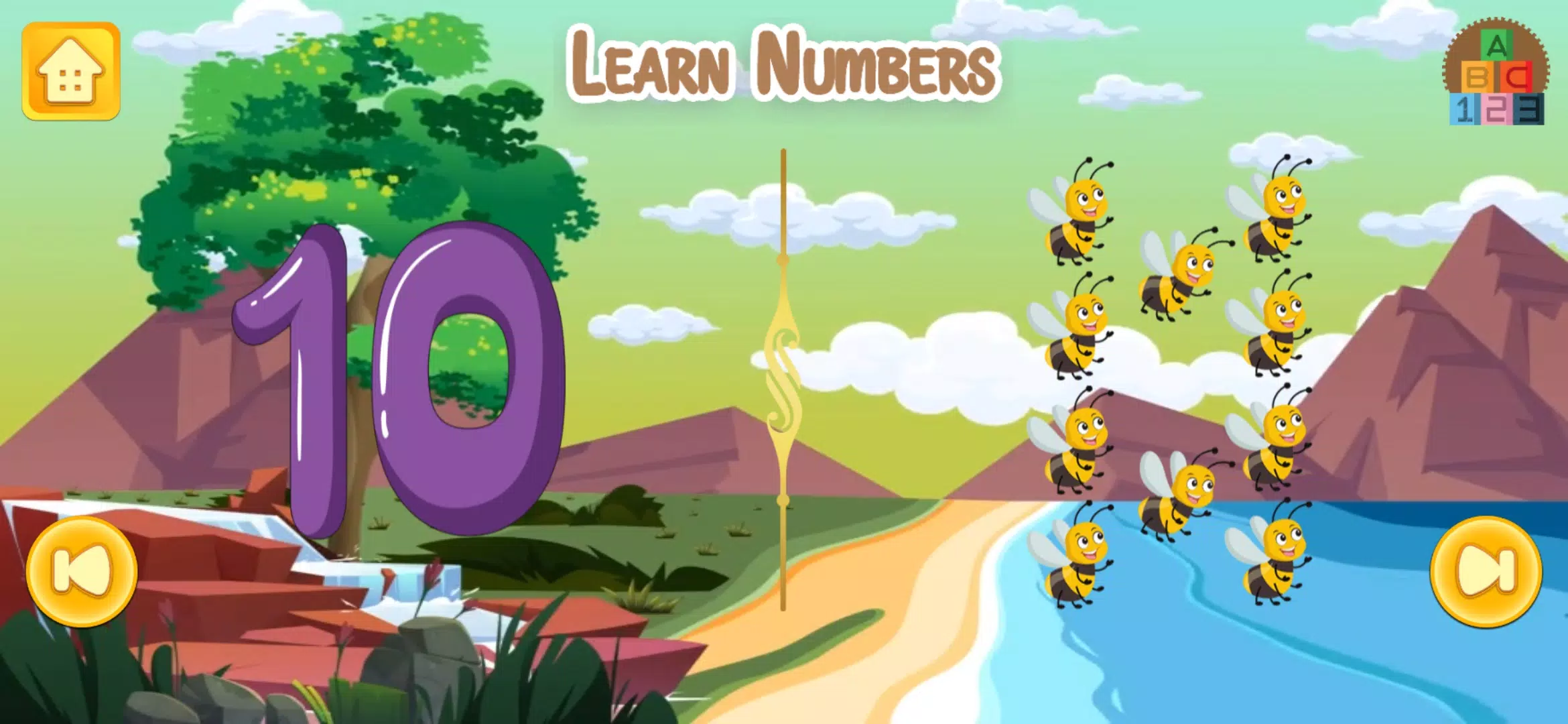 Learn numbers and letters ภาพหน้าจอ 2