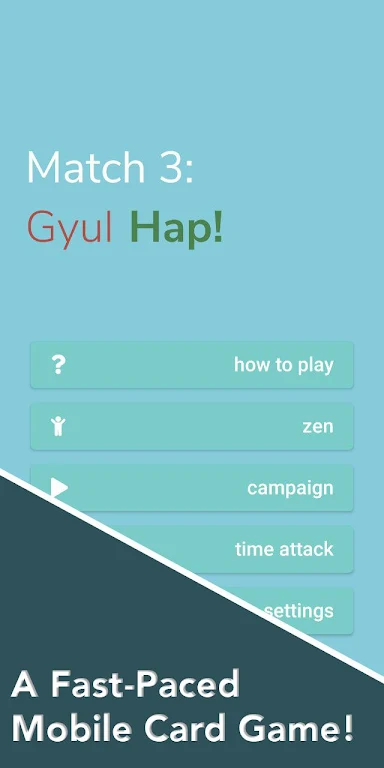 Match 3 Card Game - Gyul Hap スクリーンショット 0