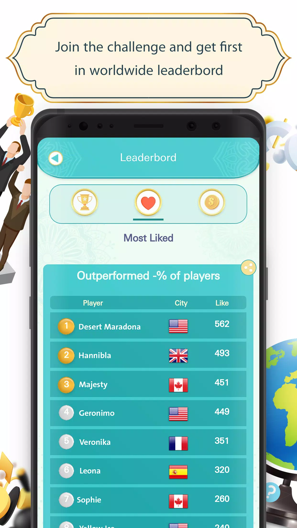 Schermata QuizUp 2 1