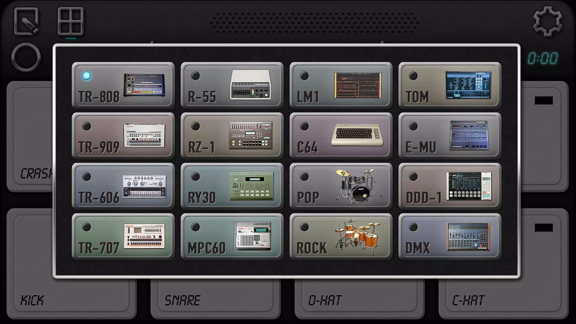 Schermata Drum Machine 2