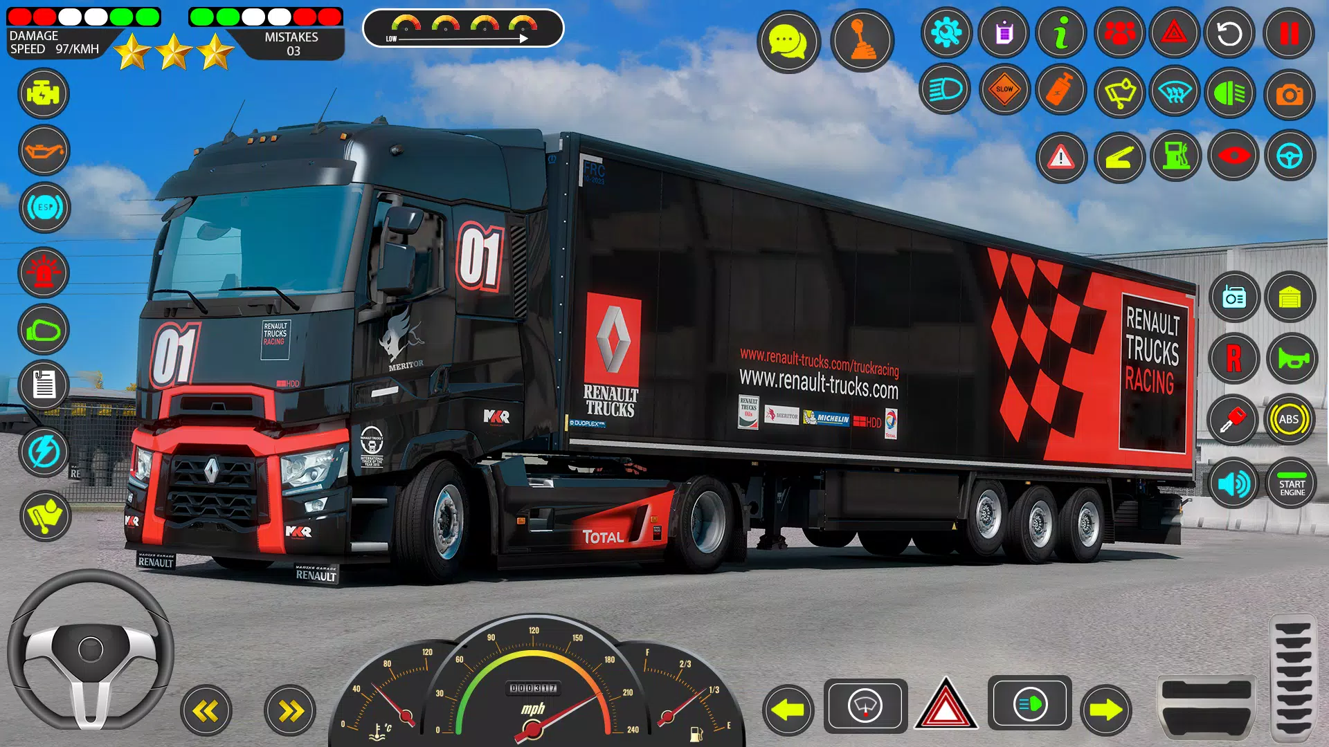 Euro Truck Games Sim 3d ภาพหน้าจอ 3