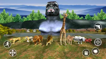 Animal Safari Hunter:Dino Shooter Free 螢幕截圖 0