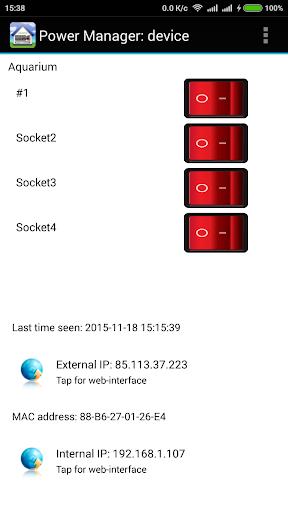 Energenie Power Manager スクリーンショット 2