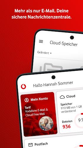 Vodafone E-Mail & Cloud Capture d'écran 0