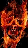 Fire Skulls Live Wallpaper ဖန်သားပြင်ဓာတ်ပုံ 2