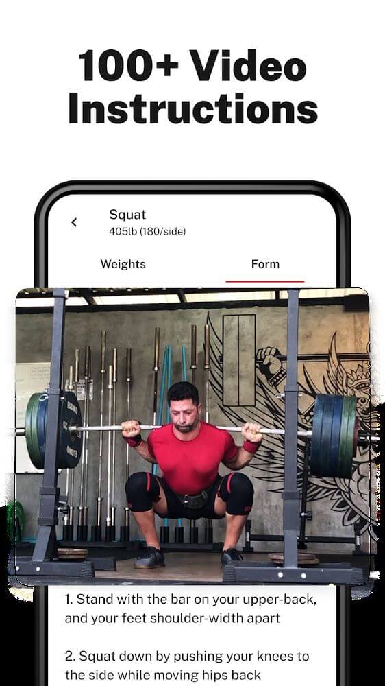 StrongLifts Weight Lifting Log Mod স্ক্রিনশট 2